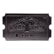 Fallout Nuka-World Silver Replica Entry Ticket