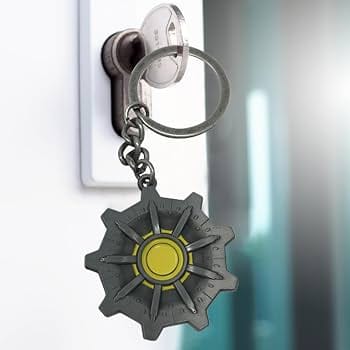 Fallout Vault Door Keyring