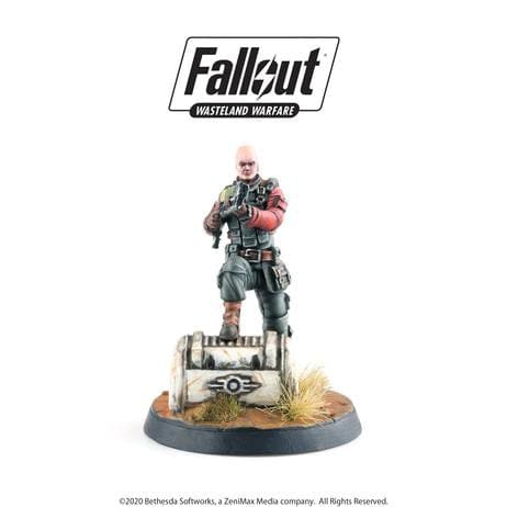 Fallout Wasteland Warfare Brotherhood Of Steel Knight-captain Cade & Paladin Danse