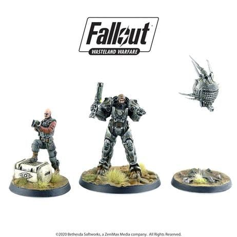 Fallout Wasteland Warfare Brotherhood Of Steel Knight-captain Cade & Paladin Danse