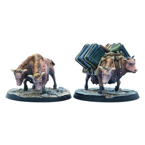 Fallout Wasteland Warfare Creatures Brahmin Herd