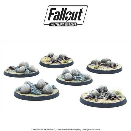 Fallout Wasteland Warfare Creatures Mirelurk Hatchlings + Eggs