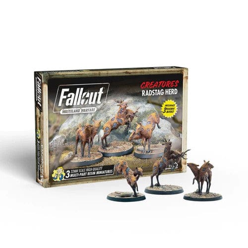 Fallout Wasteland Warfare Creatures Radstag Herd