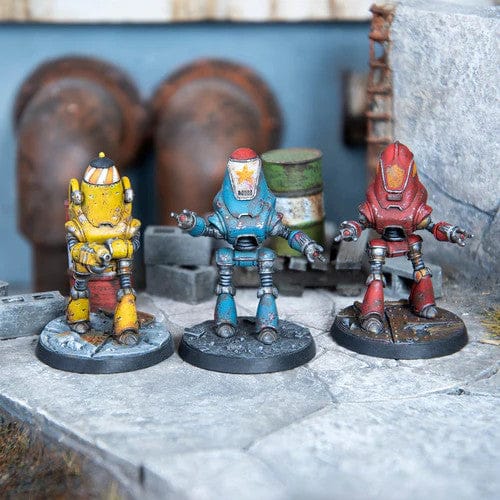 Fallout wasteland Warfare Robots Protectron Workers