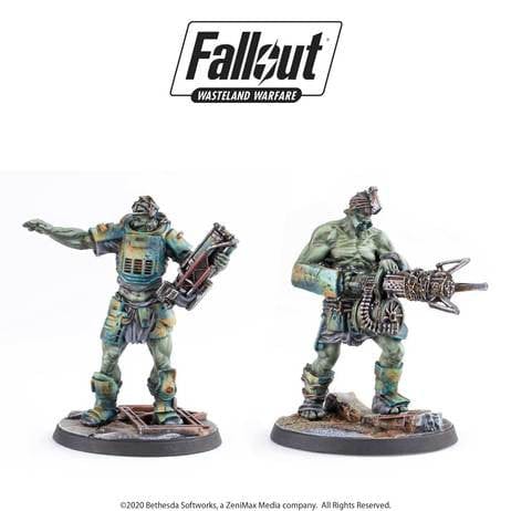 Fallout Wasteland Warfare Super Mutants Overlord & Fist