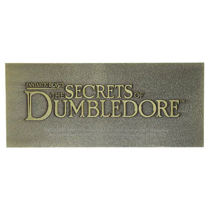 Fantastic Beasts Limited Edition The Great Wizarding Express Antique Finish Replica Train Ticket