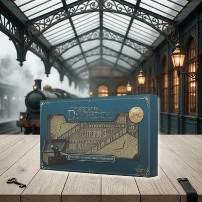 Fantastic Beasts Limited Edition The Great Wizarding Express Antique Finish Replica Train Ticket