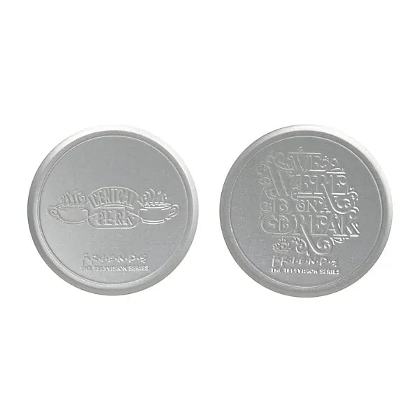 Friends Set of 4 Embossed Metal Coasters