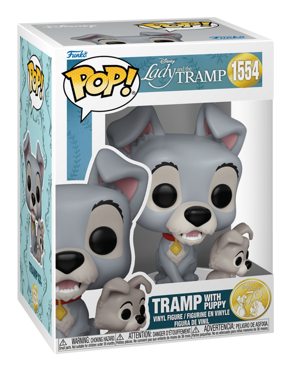 Funko Pop! Tramp With Puppy Lady And The Tramp Pop Vinyl #1554