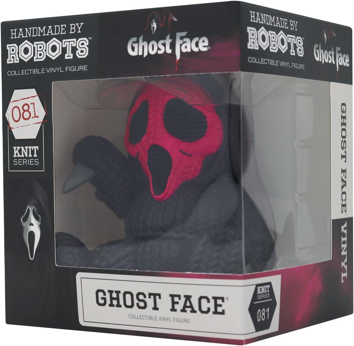 Ghostface Scream Fluorescent Pink Collectible Vinyl Figure by Handmade By Robots