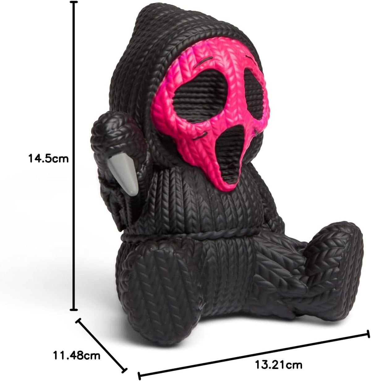 Ghostface Scream Fluorescent Pink Collectible Vinyl Figure by Handmade By Robots