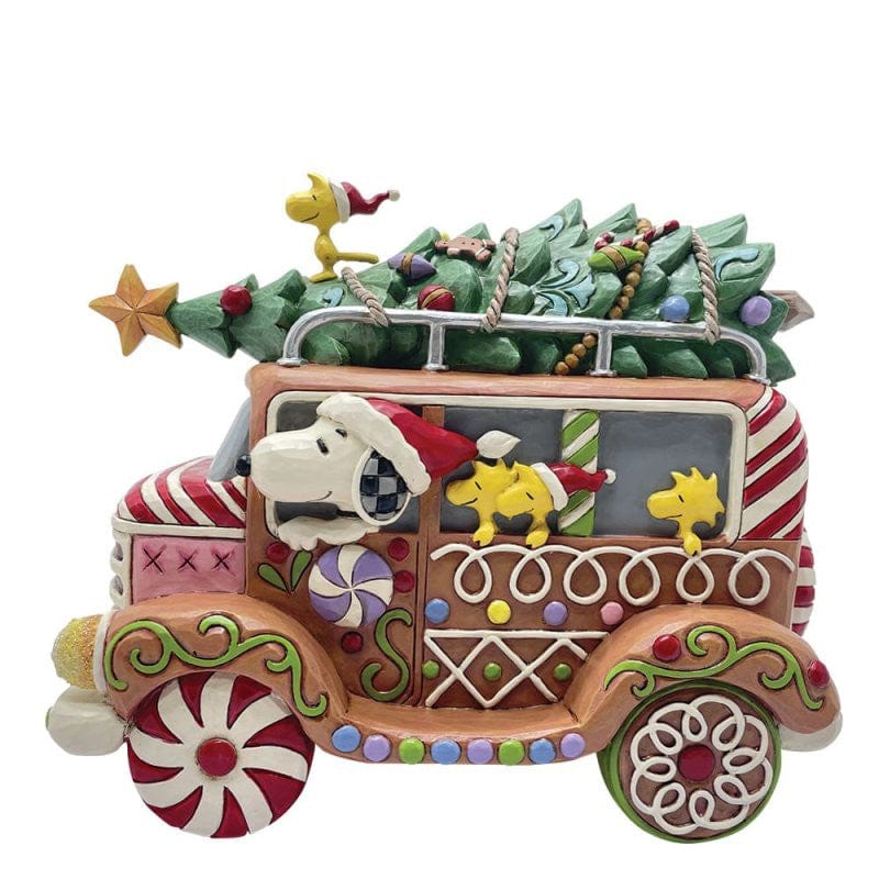 Gingerbread Joyride (Snoopy’s Gingerbread Christmas Van) Peanuts By Jim Shore Figurine 6017238