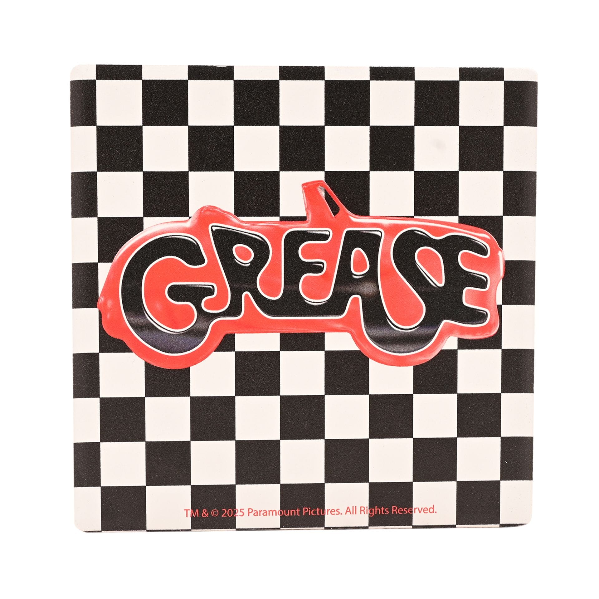Grease Checkerboard Coaster