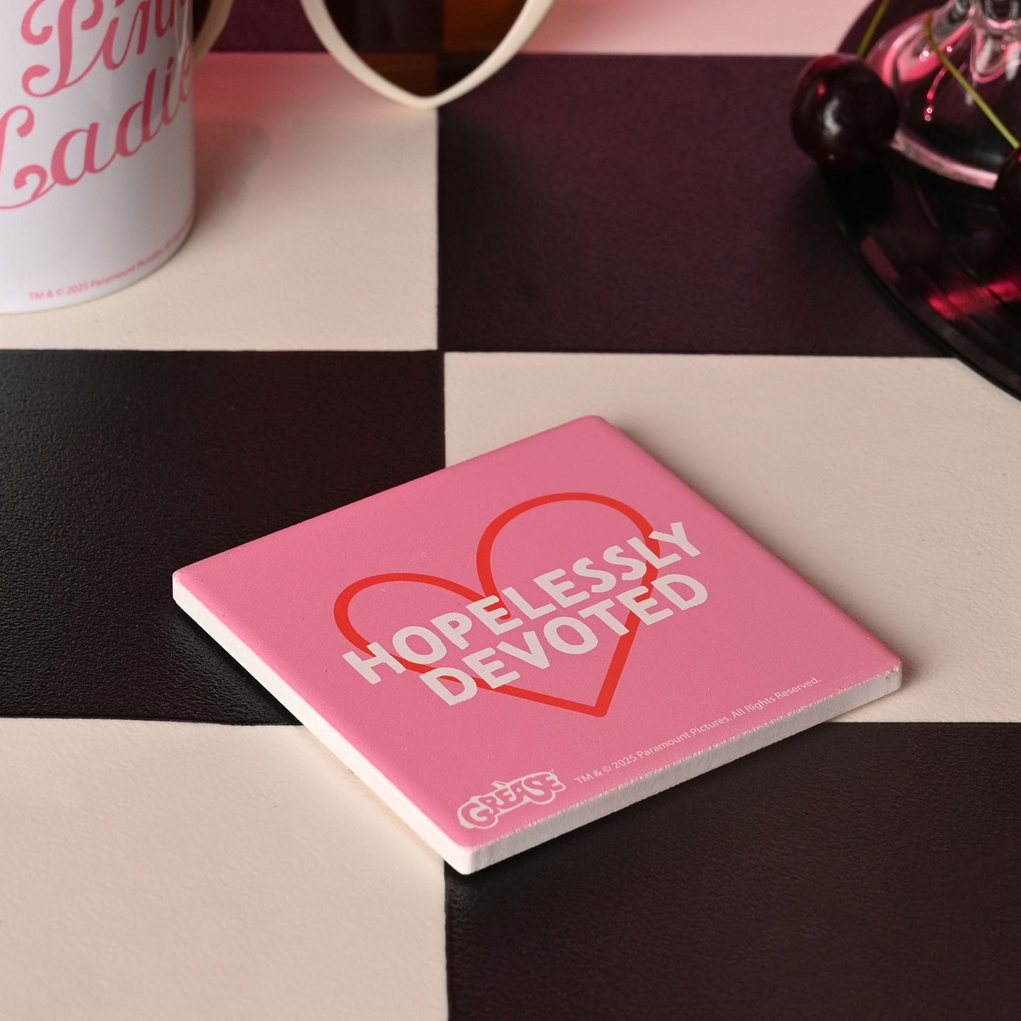 Grease 'Hopelessly Devoted' Coaster