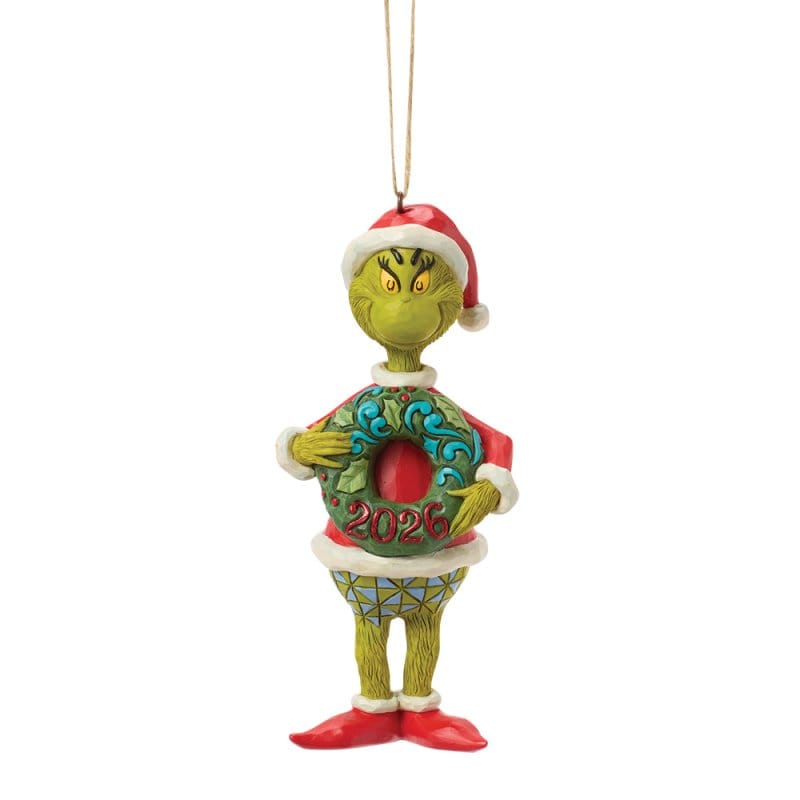 Grinch 2026 Hanging Ornament By Jim Shore 6018967