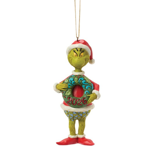 Grinch 2026 Hanging Ornament By Jim Shore 6018967