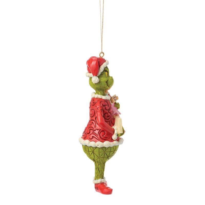 Grinch & Cindy Lou Sign Hanging Ornament By Jim Shore 6018968