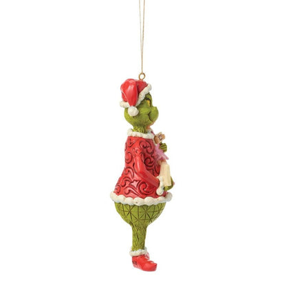 Grinch & Cindy Lou Sign Hanging Ornament By Jim Shore 6018968