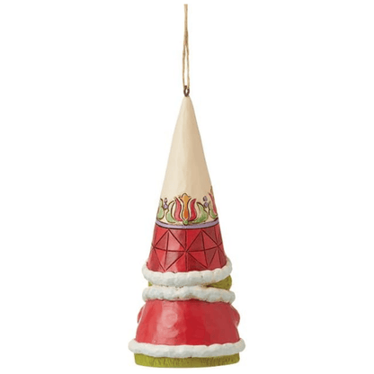 Grinch Gnome with Hands Clenched Hanging Ornament Figurine By Jim Shore