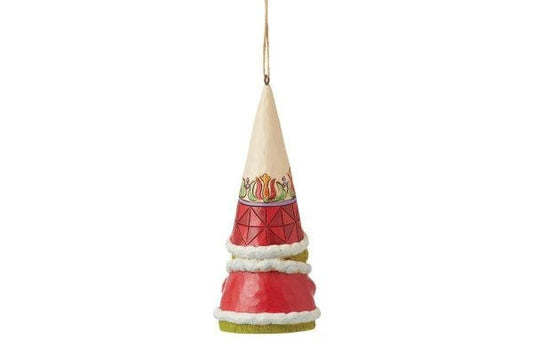 Grinch Gnome with Hands Clenched Hanging Ornament Figurine By Jim Shore 6012710