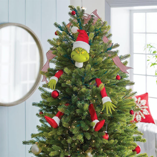 Grinch In A Cinch Christmas Tree Topper Decoration By Possible Dreams 6010192