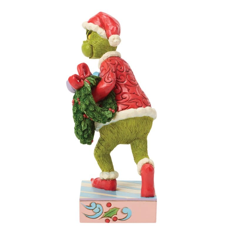 Grinch Stealing Wreaths  Figurine By Jim Shore 6018963