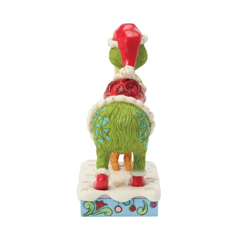 Grinch tying Antlers on Max Figurine By Jim Shore 6018955