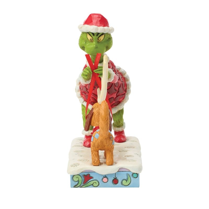 Grinch Tying Antlers on Max Figurine By Jim Shore 6018955
