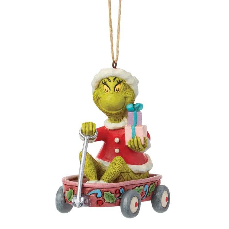 Grinch Wagon Hanging Ornament By Jim Shore 6018965