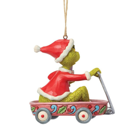 Grinch Wagon Hanging Ornament By Jim Shore 6018965