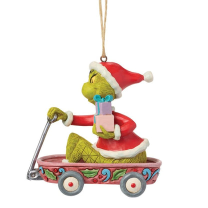 Grinch Wagon Hanging Ornament By Jim Shore 6018965
