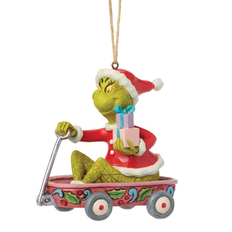 Grinch Wagon Hanging Ornament By Jim Shore 6018965