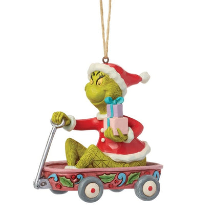 Grinch Wagon Hanging Ornament By Jim Shore 6018965
