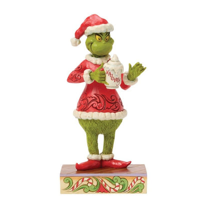 Grinch with Hot Chocolate Mug Figurine By Jim Shore 6018950
