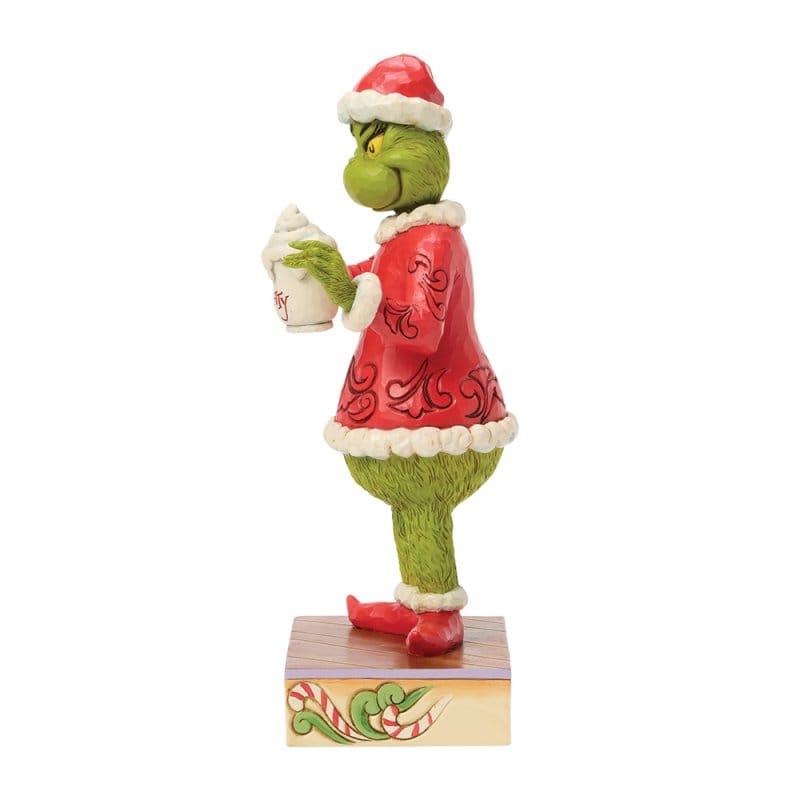 Grinch with Hot Chocolate Mug Figurine By Jim Shore 6018950