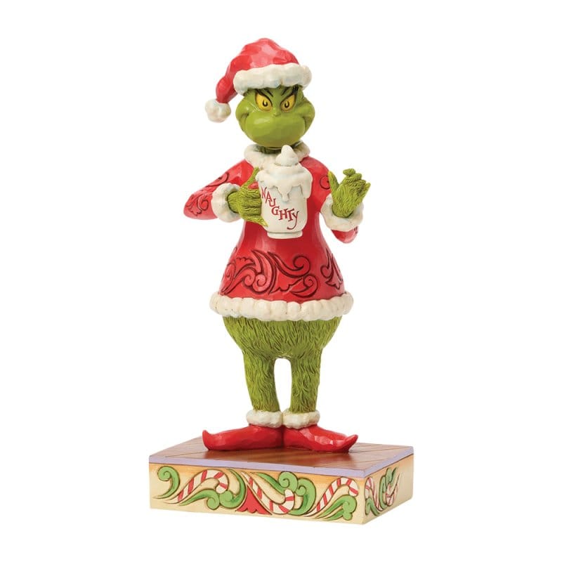 Grinch with Hot Chocolate Mug Figurine By Jim Shore 6018950