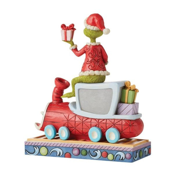 The Grinch on Train Figurine By Jim Shore 6010776