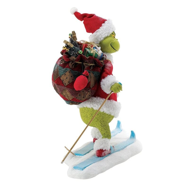 Grinchy Delivery (The Grinch On Skis) Possible Dreams by Department 56 Christmas Figurine 6015894