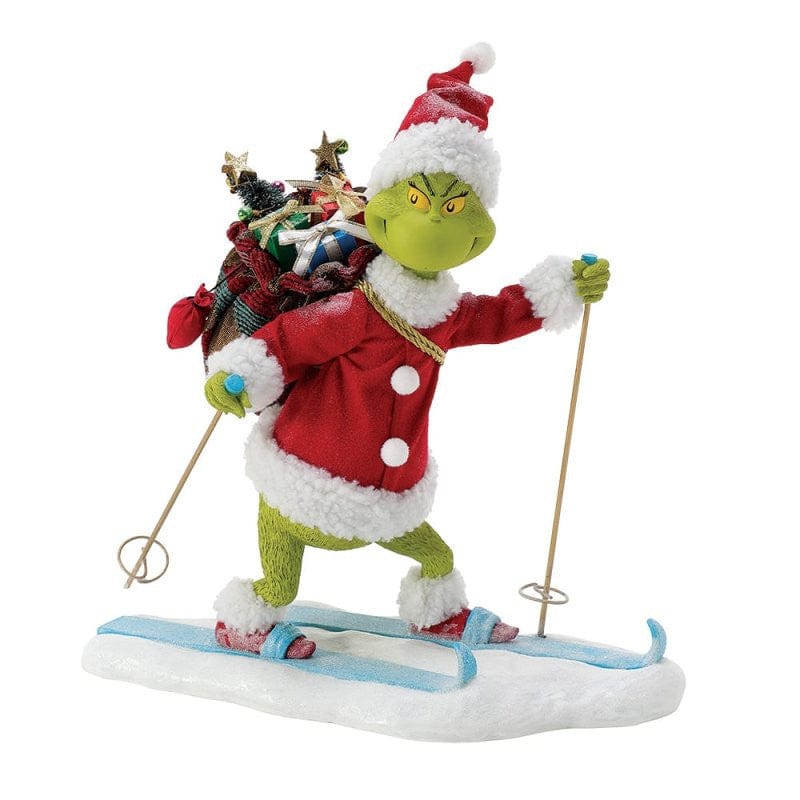 Grinchy Delivery (The Grinch On Skis) Possible Dreams by Department 56 Christmas Figurine 6015894