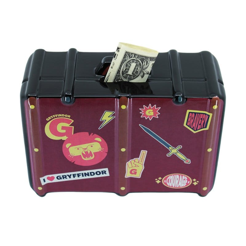Gryffindor Suitcase Money Bank Wizarding World of Harry Potter