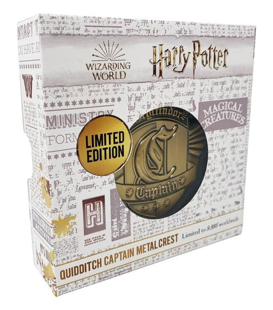 Harry Potter Gryffindor Quidditch Captain Metal Crest