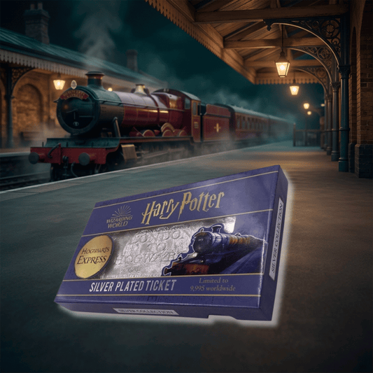 Harry Potter Hogwarts Express Limited Edition Silver Replica Ticket by Fanattik