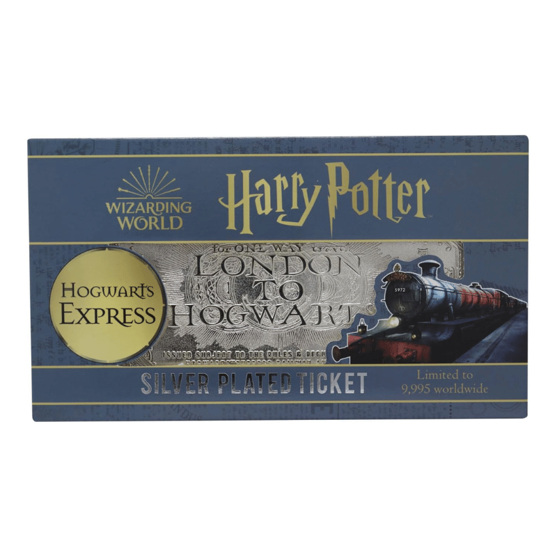 Harry Potter Hogwarts Express Limited Edition Silver Replica Ticket by Fanattik