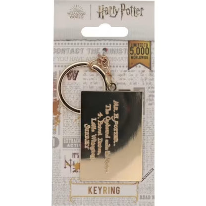 Harry Potter Hogwarts Letter Keyring