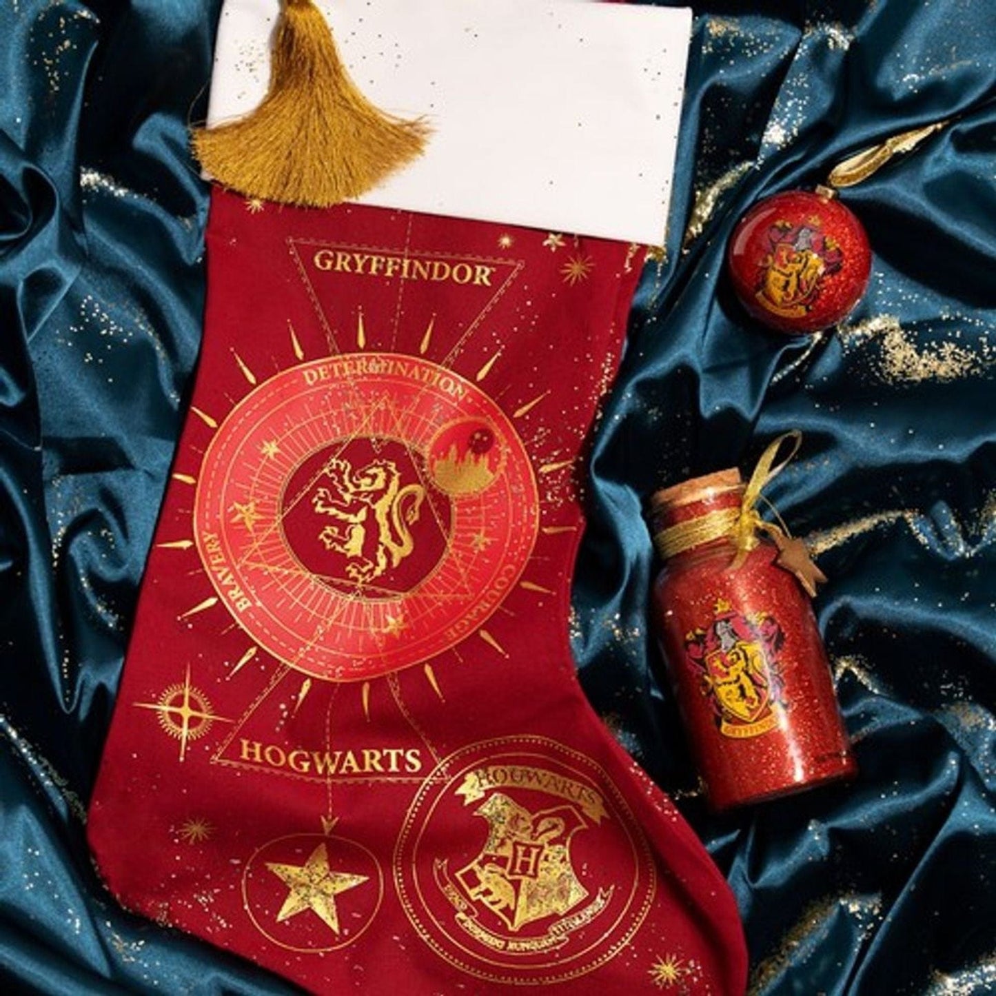 Harry Potter LED Light Up House Crest Glass Jar Gryffindor