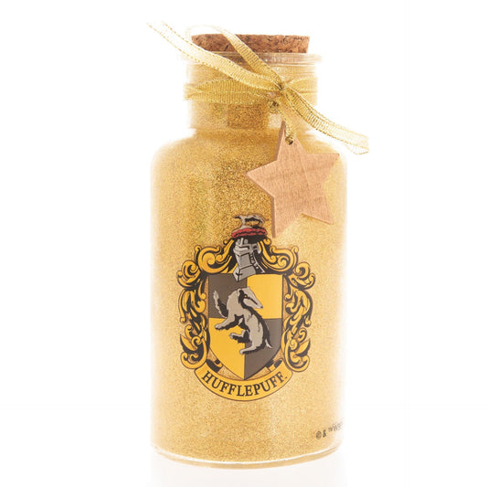 Harry Potter LED Light Up House Crest Glass Jar Hufflepuff