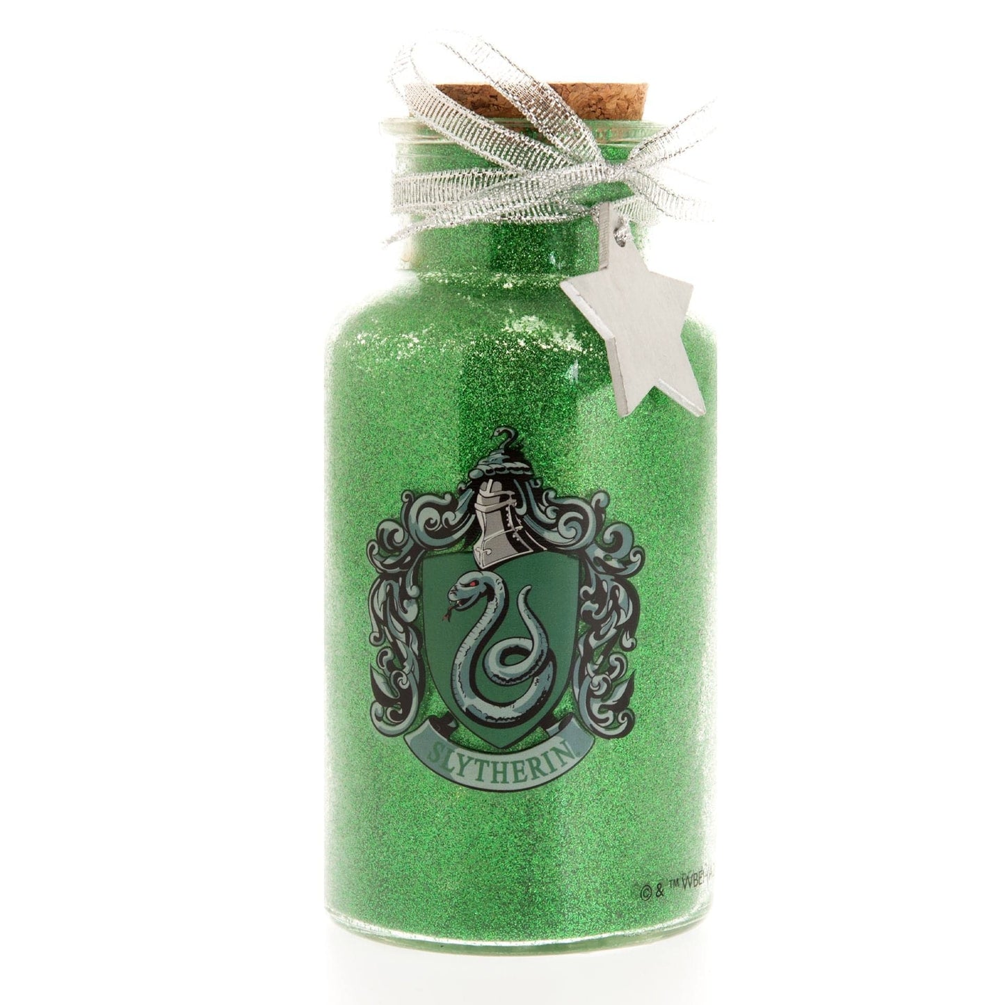 Harry Potter LED Light Up House Crest Glass Jar Slytherin