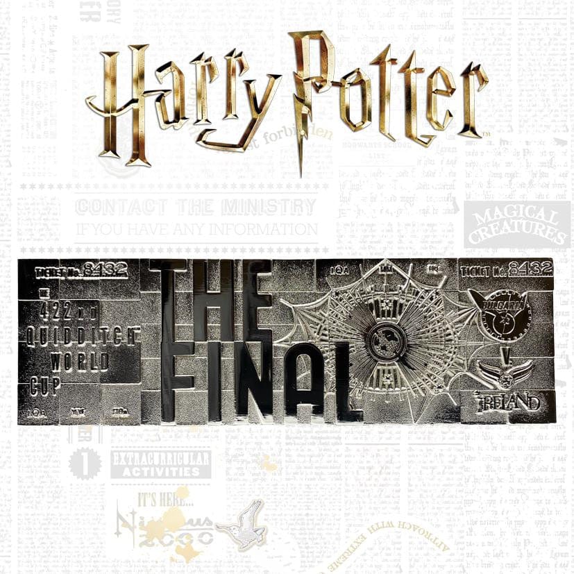 Harry Potter Quidditch Worldcup Final Replica Ticket