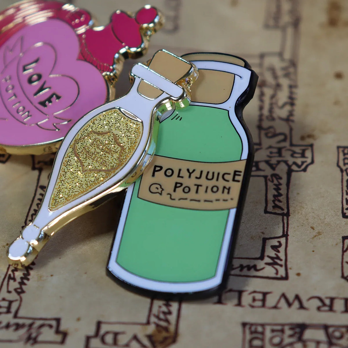 Harry Potter Set Of 3 Potions Pin Badges