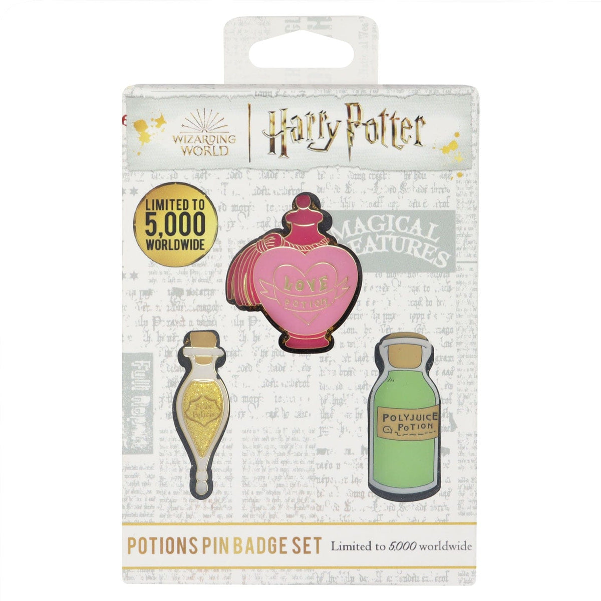 Harry Potter Set Of 3 Potions Pin Badges
